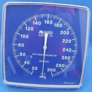 MABIS Legacy - Sphygmomanometer - Gauge Only - Blue Face - Japan